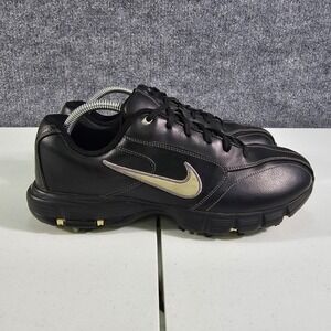 VHTF Nike Air Zoom TW 2010 Tiger Woods Golf Shoes Black Silver 317447-001 Mens 9